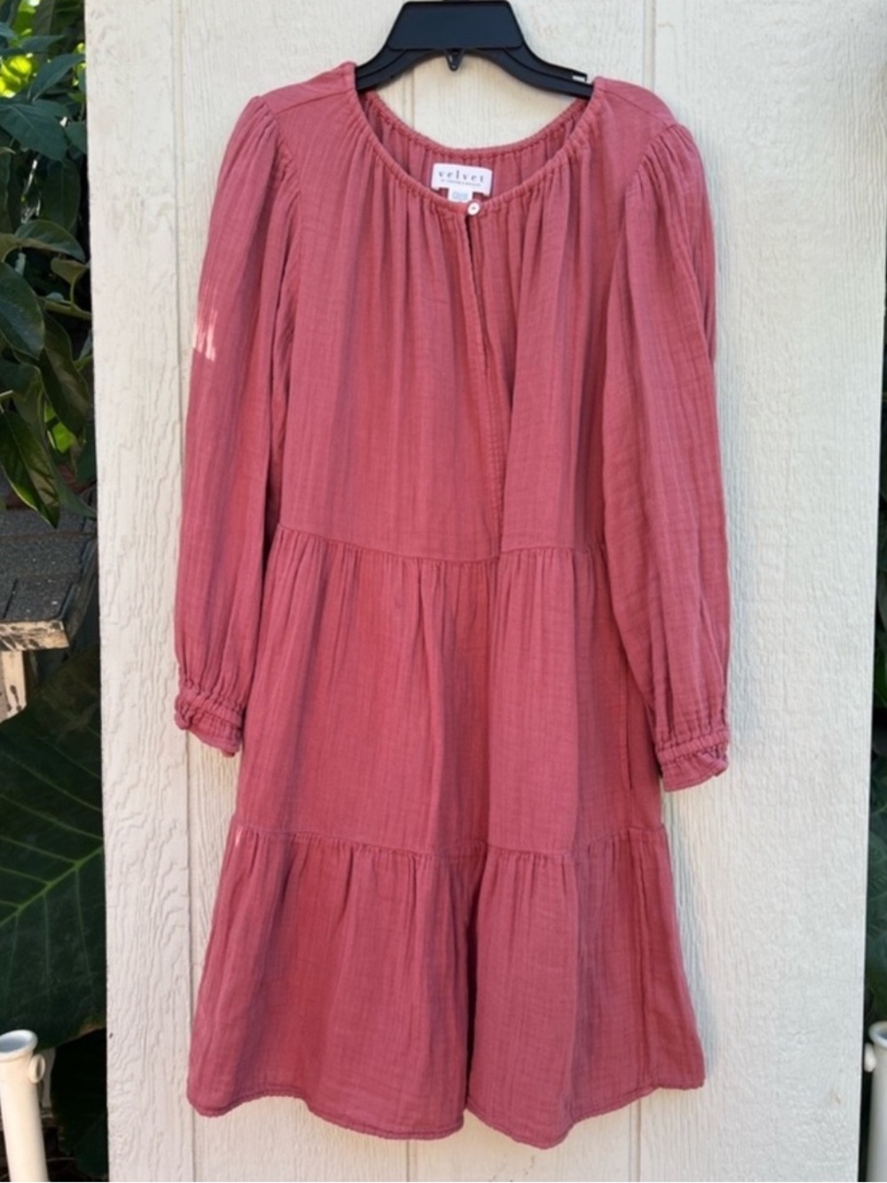 Velvet boho dress
